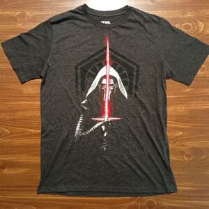 KYLO REN - STAR WARS T-SHIRT - Large // Movie Fashion Tee Shirt Disney Jedi